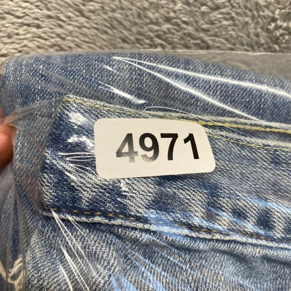 Vintage Abercrombie & Fitch Jeans Womens 0 Blue Madison Flare Distressed Denim - Picture 11 of 11